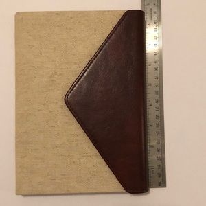 Canvas and Leather Journal Notebook